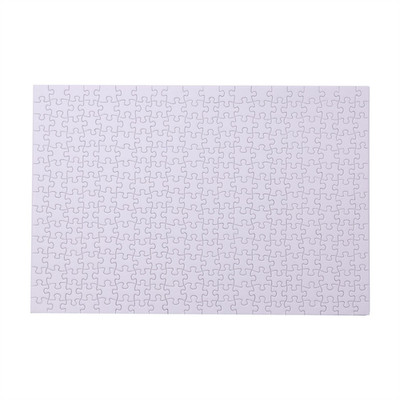Puzzle weißer Karton 300 Teile 38x26cm personalisierbar bedruckt Geschenk leer verpackt
