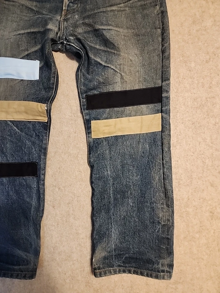 vtg Levis 501xx Jeans Men 34x28 Blue Big E redline LVC Selvedge Patch work - Image 4 of 4