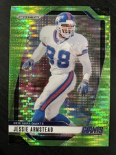 Jessie Armstead 2024 Panini Prizm #220 Neon Green Pulsar! N.Y. Giants!