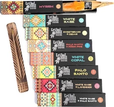 Tribal Soul INTB(8) Incense Smudge Sticks, Assorted Gift Set Includes 8... 