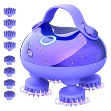 Scalp Massager Electric, Portable Scalp Massager Tool, Waterproof Head Massag...