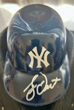 New York Yankees Bucky Dent Signed Mini Ice Cream Helmet