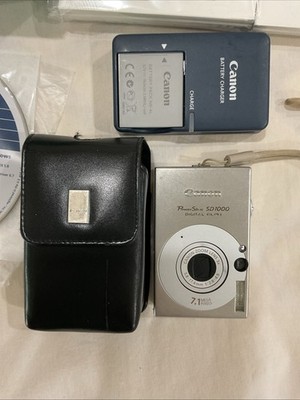 Canon PowerShot Digital ELPH SD1000 7.1MP Digital Camera - Silver