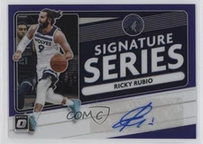 2020 Panini Donruss Optic Signature Series Purple Prizm Ricky Rubio #SS-RRU Auto