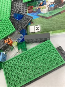 Lego 21134 Minecraft The Waterfall Base Incomplete Bricks Pieces Parts Manuals