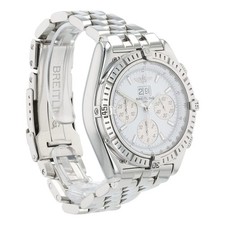 Breitling Chronomat Stainless Steel White Dial 44mm Automatic Mens A44355 5