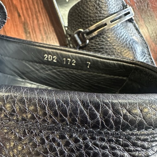 $795 Mens Black Prada Leather Drivers Loafers Sz 7 UK / 8 US Made In ITALY - Picture 13 of 13