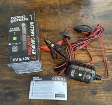 NOCO GENIUS1 6V/12V 1A Smart Battery Charger, Trickle Charger and Maintainer OB