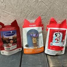 Lot Of 3 Tonies Characters: Ratatouille, Doggyland Snoop Dogg, Mickey New-Read 