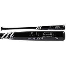 Anthony Rizzo Chicago Cubs Signed Marucci Model Bat & 200TH HR Insc - LE 1/20