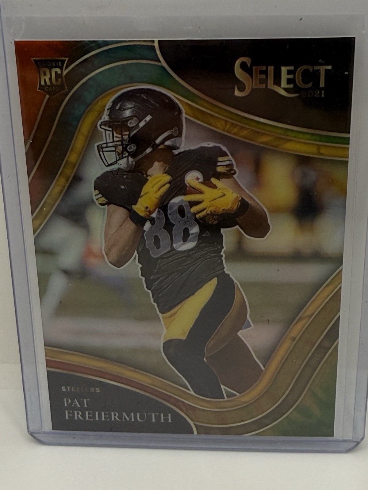 2021 Select Pat Freiermuth Rookie Field Level Tie-Dye SP /25 Steelers