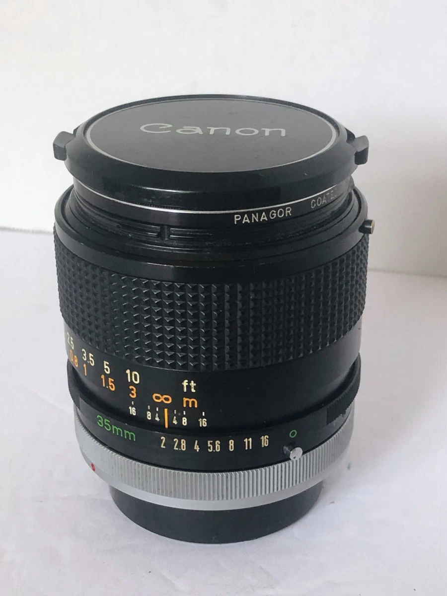 Canon FD 35mm f/2 Camera Lenses for sale | eBay