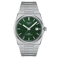 TISSOT PRX POWERMATIC 80 SS 40 MM GREEN DIAL AUTOMATIC WATCH T137.407.11.091.00