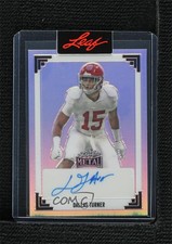 2024 Leaf Metal 1991 Silver Prismatic /10 Dallas Turner #91A-DT2 Auto 18pg