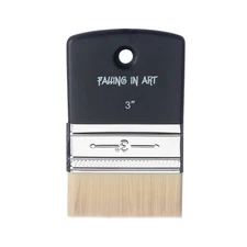 Flat Paddle Paint Brush 3 Inch Scale Brush for Oil and Acrylic Paints