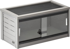 New Age Pet ECOFLEX Small 24" Reptile Habitat Enclosure, Glass Front Terrarium f