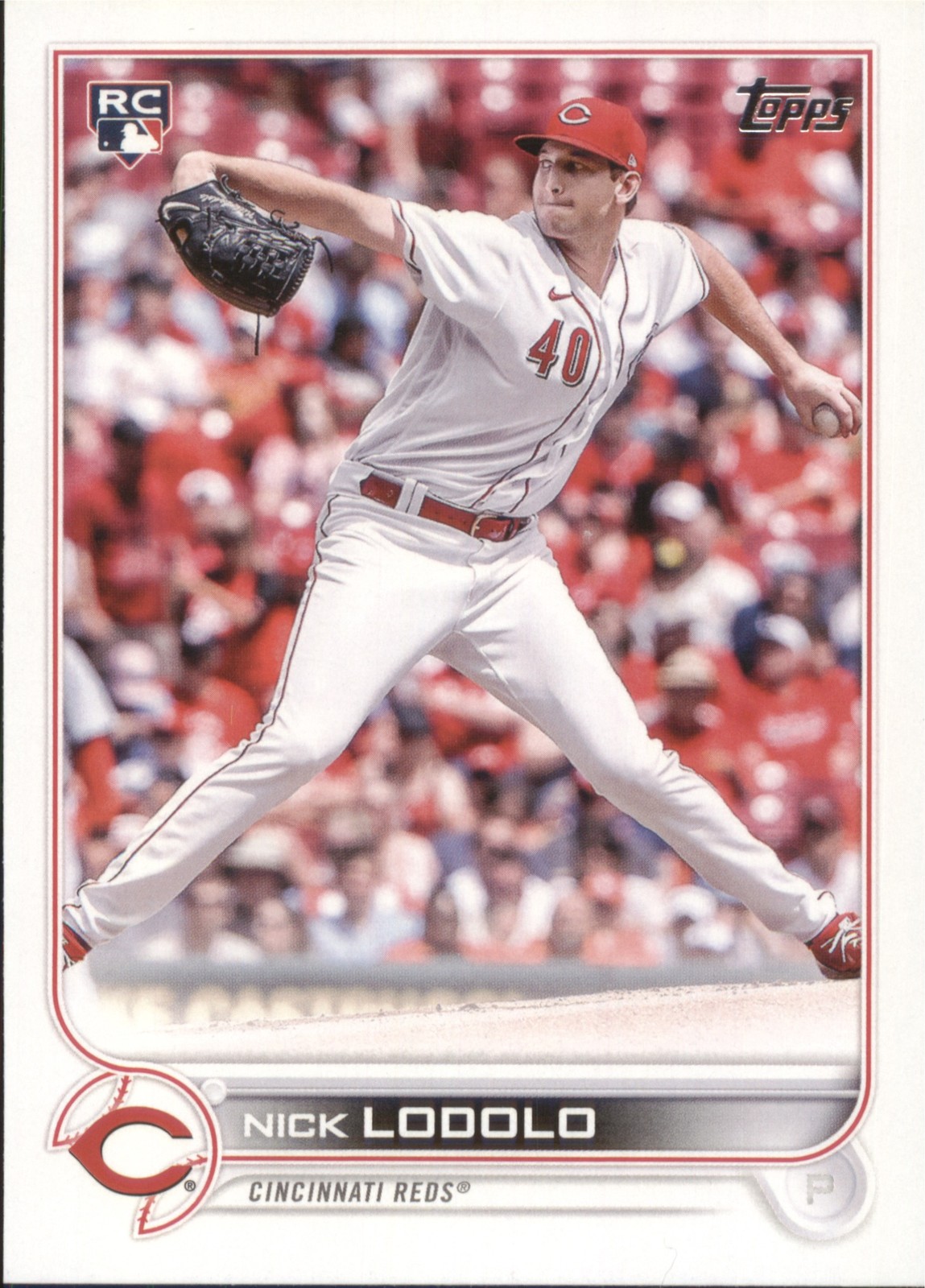 2022 Topps Update #US298 Nick Lodolo Cincinnati Reds RC