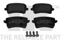 Bremsbelagsatz Scheibenbremse NK 224796 FüR Audi Q5 A4 A5 8K5 8K2 8T3 B8 Avant