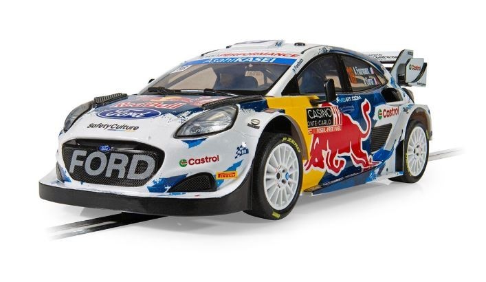 SCALEXTRIC FORD PUMA RALLY MONTE CARLO 2024 FOURMAUX 1:32 SLOT MODEL CAR
