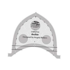 Machine Quilting Tool Archie - CGRQTA3 - Made in USA, Non-Slip Grip Acrylic