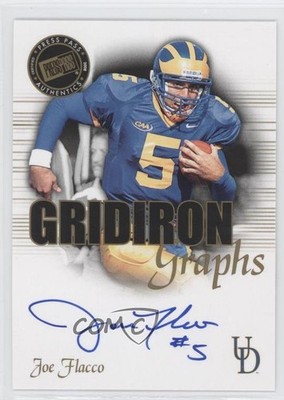 2008 Press Pass SE Gridiron Graphs Joe Flacco #GG-JF Auto 0p5