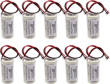 10 x 990XCP98000 Battery for Modicon 990XCP98000 PLC Battery 3V Lithium 1800 mAh