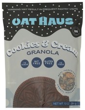 Oat Haus Cookies Cream Granola 10 Oz And Nut Free 7G