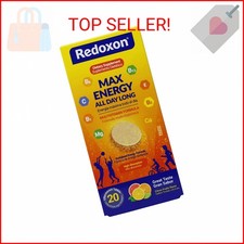 Redoxon Max Energy, Helps Support Inmune System, Citrus Flavor, 20 Effervescent
