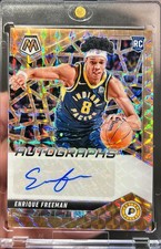 2024-25 Panini Mosaic Enrique Freeman Rookie Autographs Bronze Prizm Auto /75 RC