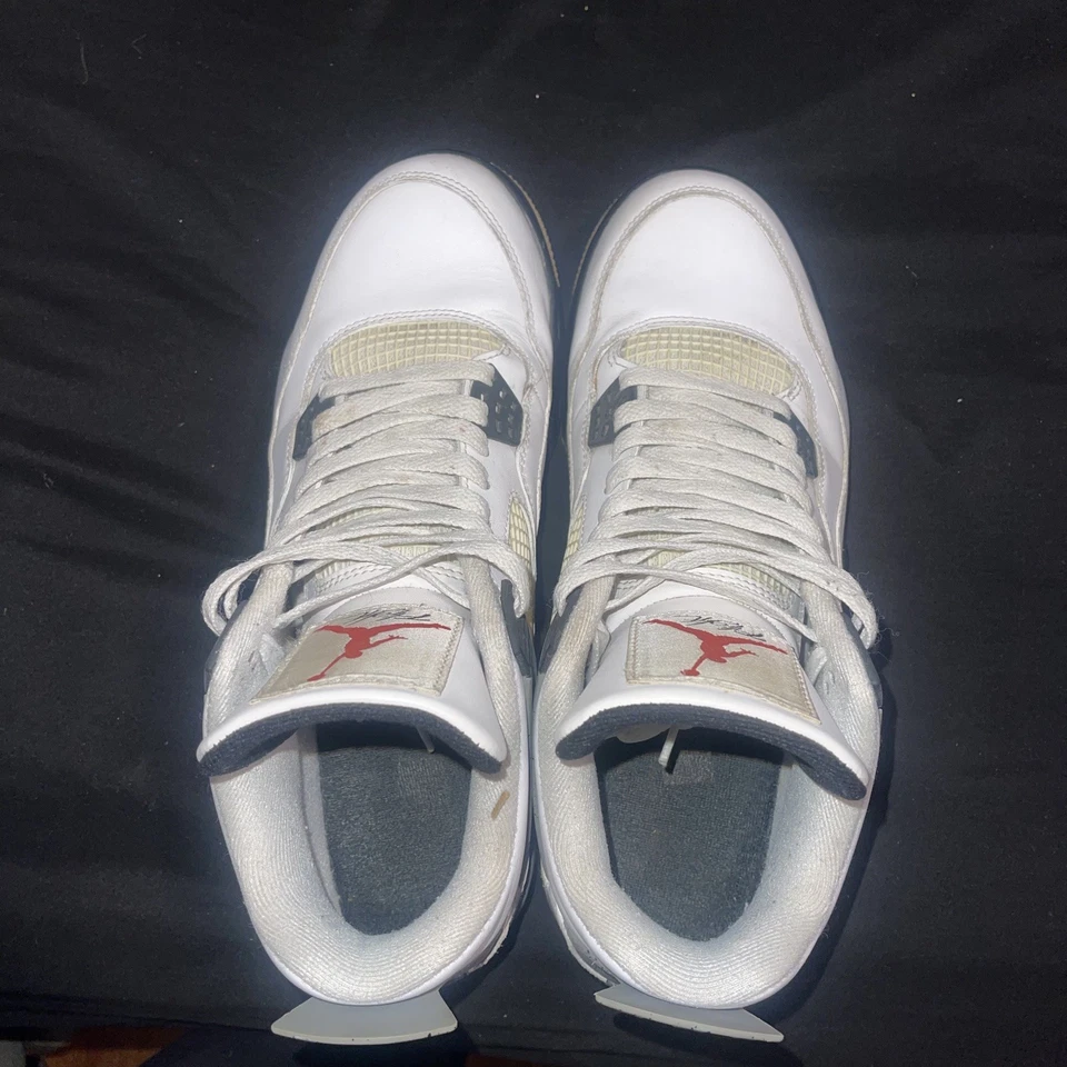 Talla 10.5 - Jordan 4 Retro Cemento 2012 Sin Caja. Todavía limpio. Cemento blanco 4s Foto 4 de 4
