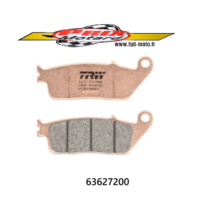 Plaquettes avant Triumph Thruxton 865 pour stopper les bruits de freinage