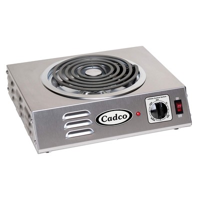CSR-3T 14'' Electric Portable Countertop Hi-Power Hot Plate w/One Tubular Burn...