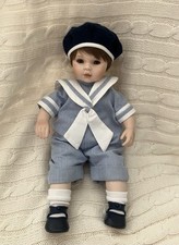 Pauline  s Limited Edition Zachary Boy Doll Numbered/Signed 13 1/2  Cert/No Box