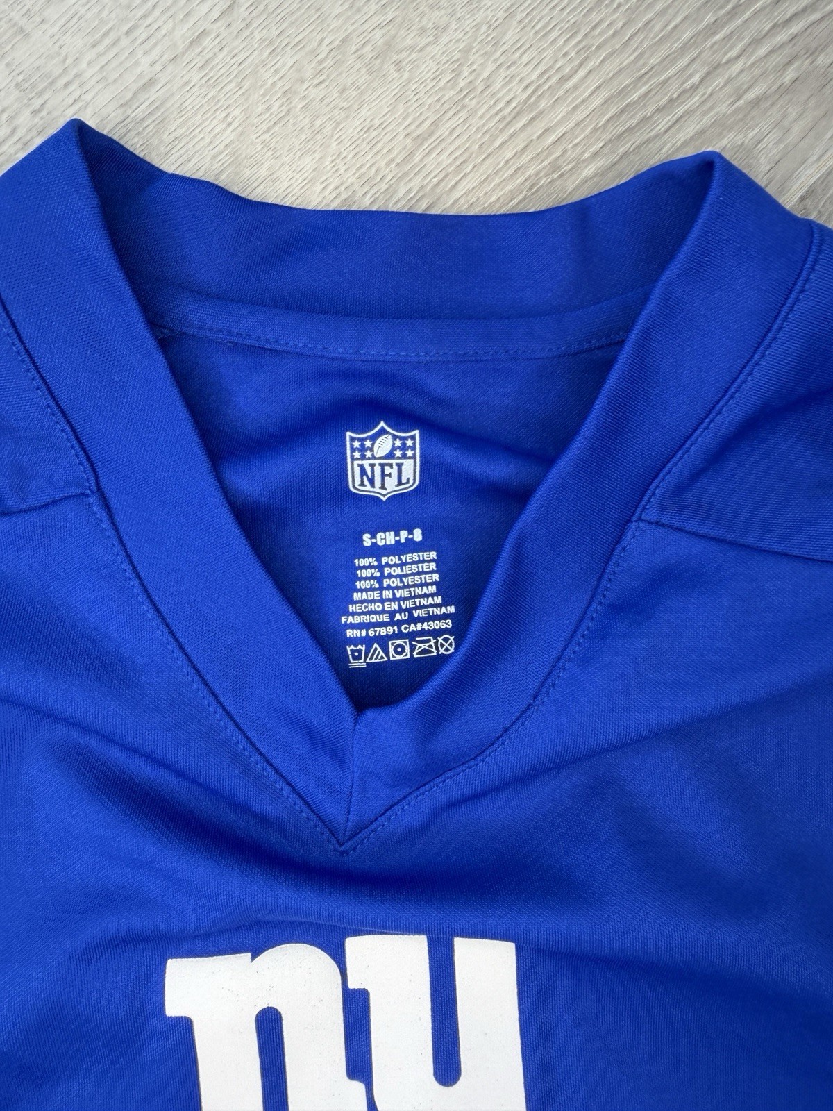 Official NFL youth jersey for the New York Giants, featuring Eli Manning #10 thumbnail 4