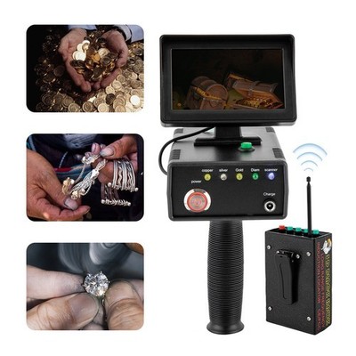 LCD Handheld Metalldetektor Metallsuchgerät Gold Metal Detector Goldfinder 1200M
