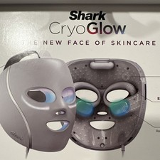 Shark CryoGlow LED Face Mask Model FW312 Under Eye Cooling/Anti-Aging OPEN BOX