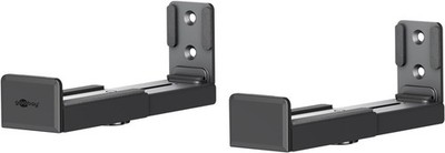 30x Goobay 70827 Basic Soundbar-Wandhalterung Universal, schwarz - sichere, deze