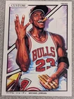 Michael Jordan 4-peat  MPRINTS Card Art