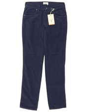 JECKERSON Pantalone Uomo Slim Casual W33 L32 Blu Navy Cotone EF19