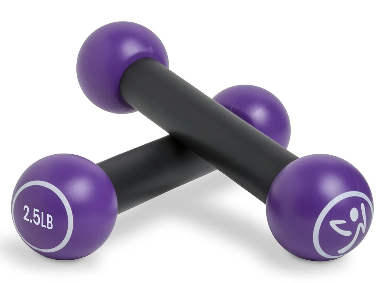 Zumba 2.5 lb Dumbbells Set of 2 - Hand Weights for Women, For Home Fitness
Opens in a new window or
