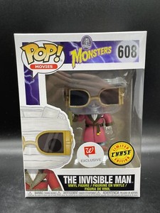Funko POP #608 Universal Monsters The Invisible Man Limited CHASE Figure W/ Case | eBay