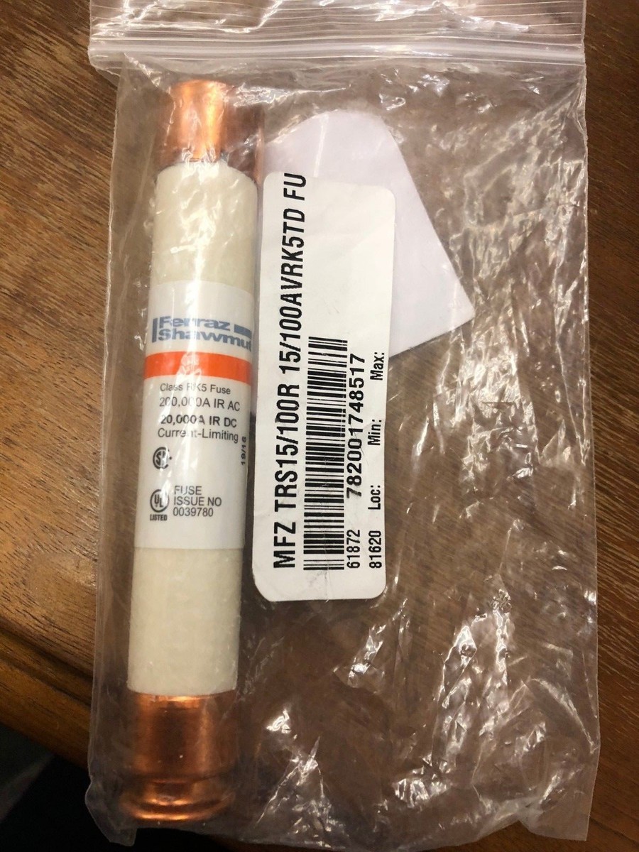 Ferraz Shawmut MFZ TRS15/100R Class RK5 Fuse F223059 15/100AVRK5TD