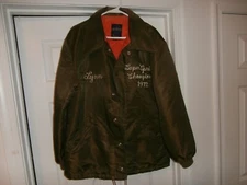 Vintage 1972 Hagerstown MD Raceway Speedway Coat Lynn Paxton Sprint Car Champion