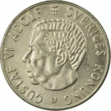 #706488 M&uuml;nze, Schweden, Gustaf VI, Krona, 1972, SS, Copper-Nickel Clad Copper