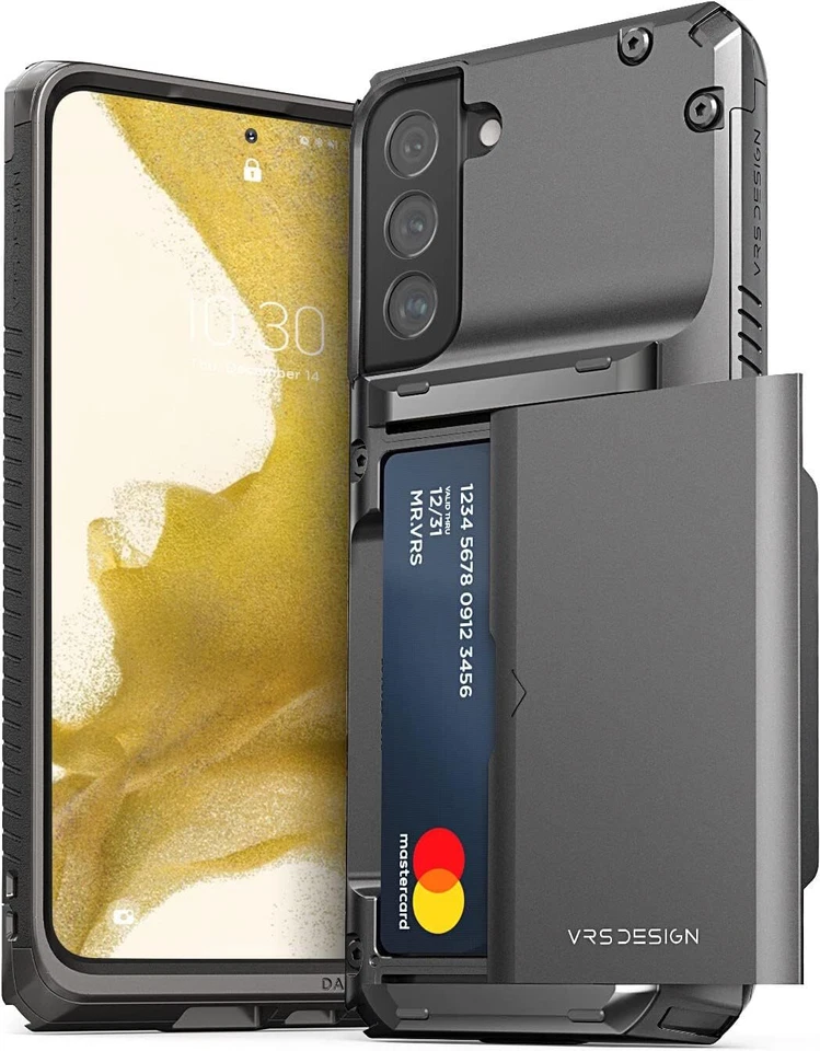 Funda para Samsung Galaxy S22 Plus/Ultra VRS® [Damda Glide Pro] con billetera para tarjetas Foto 3 de 4