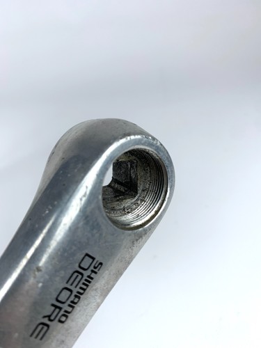 Bracci pedivella Shimano Deore vintage FC-M60 170mm 110 BCD con tappi bulloni Giappone alluminio - Foto 13 di 14