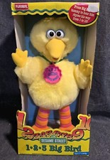 Big Bird 1 2 3 Talking Sesame Street 1993 Plush 15" PLAYSKOOL NOS TESTED WORKS