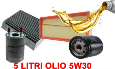 KIT TAGLIANDO 4 FILTRI PER CAPTUR CLIO IV 1.5 DCI CON OLIO MOTORE ORIGINALE ELF 5 LITRI 5W30 - Foto 12