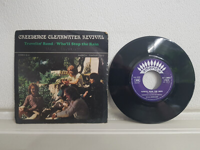 Creedence Clearwater Revival CCR - Travelin' Band / Who'll Stop the Rain 1970 7''