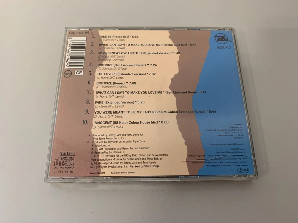 Alexander O'Neal – All Mixed Up - CD © 1989>12"Mixes>Fake,Criticize.. - Bild 3 von 3